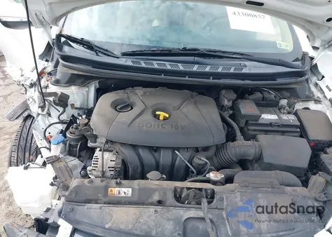 2013 Hyundai Elantra Limited from USA, damaged, VIN 5NPDH4AE3DH401787